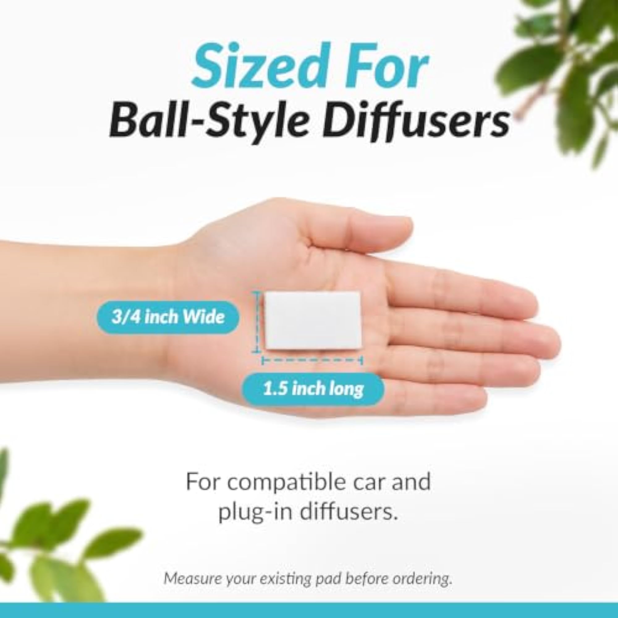 Refill Pads for Car Diffuser, Essential Oil Replacement